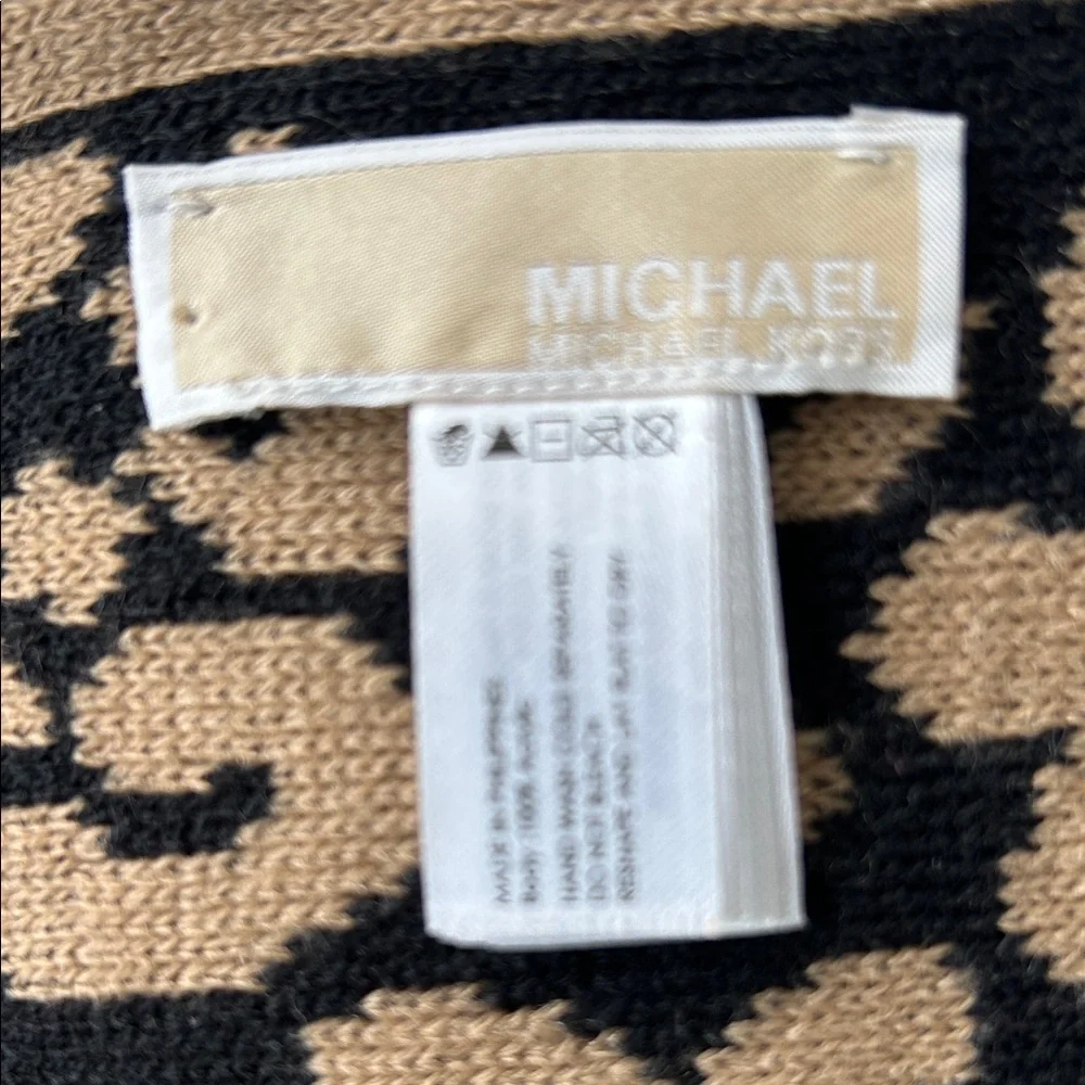 Michael Kors Leopard Print Scarf